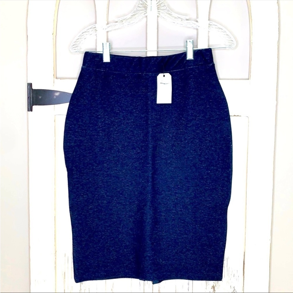 Raven + Lily denim pencil skirt